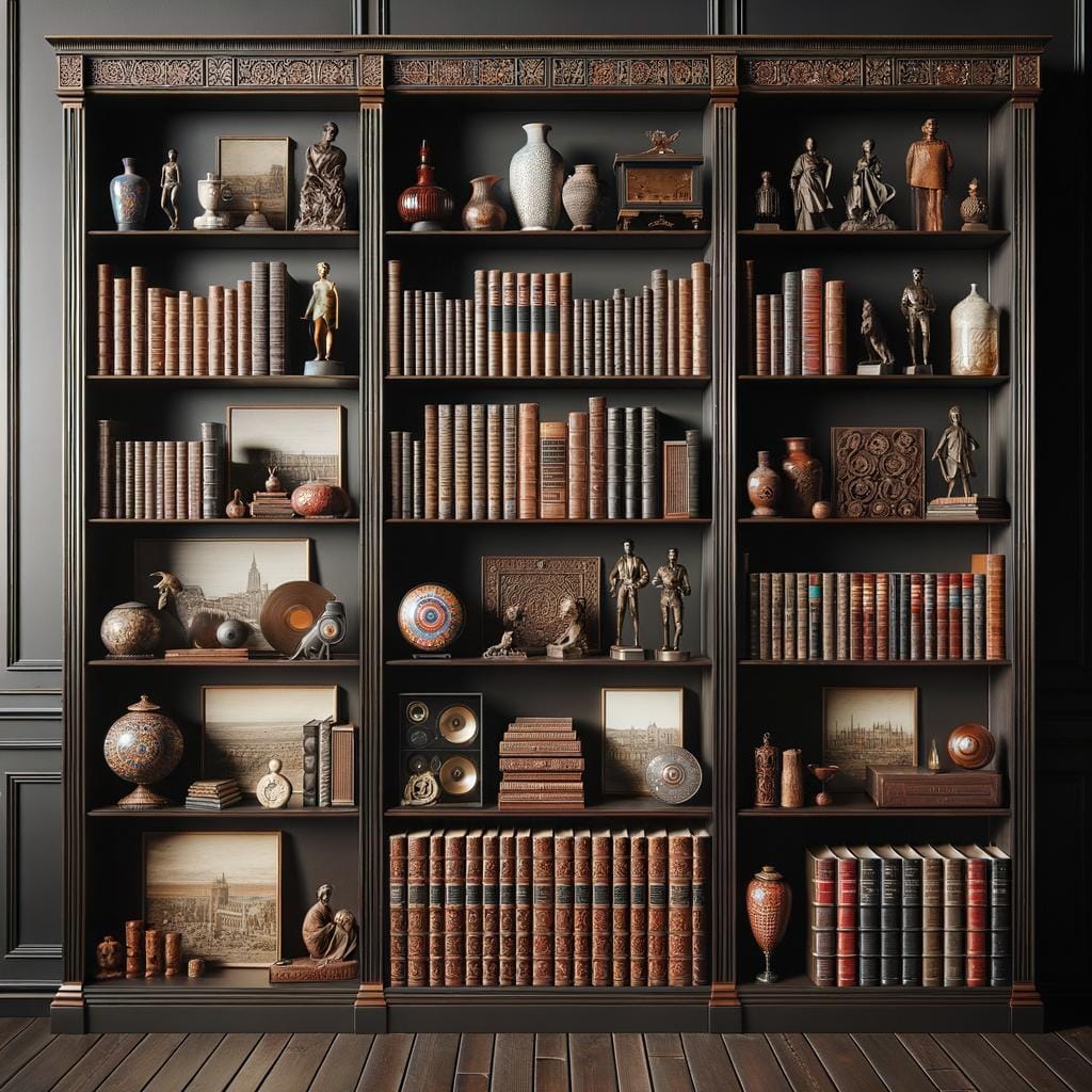 Elegant bookcase and shelf styling inspiration for your home decor