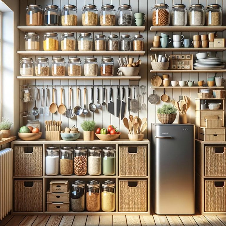 Compact Kitchen Storage Solutions 17 Space-saving kitchen racks for efficient organization - Compact kitchen storage solutions