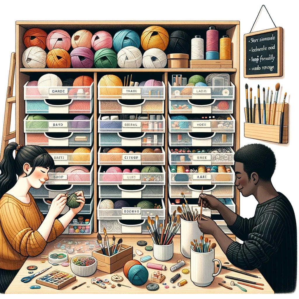 Craft Room Cleanup Tips 1 Organization hacks, storage solutions, decluttering advice for a tidy space