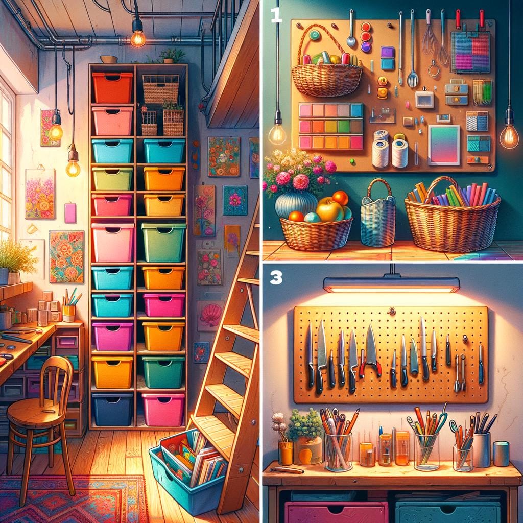 Creative Storage Hacks 1 DIY shelving solutions, upcycled furniture, and space-saving organizers