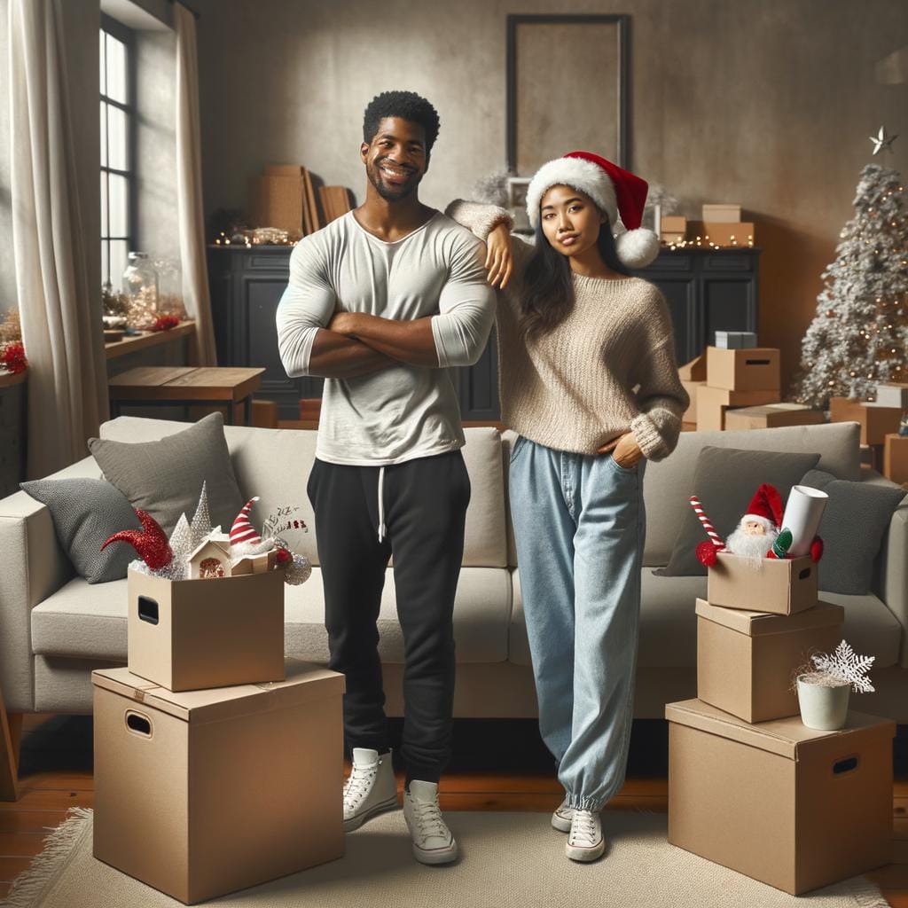 Decluttering after holidays to make room for the new year