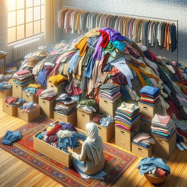 Sorting, donating, selling. Streamline your wardrobe today