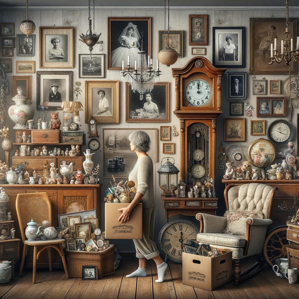 Decluttering Sentimental Decor Keep meaningful items, donate duplicates for a spacious, serene home