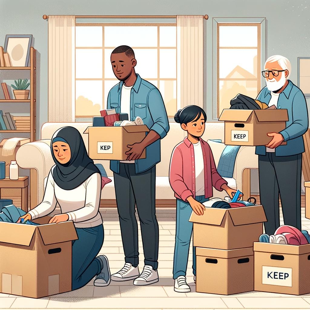 organizing toys, creating designated spaces, and donating unused items