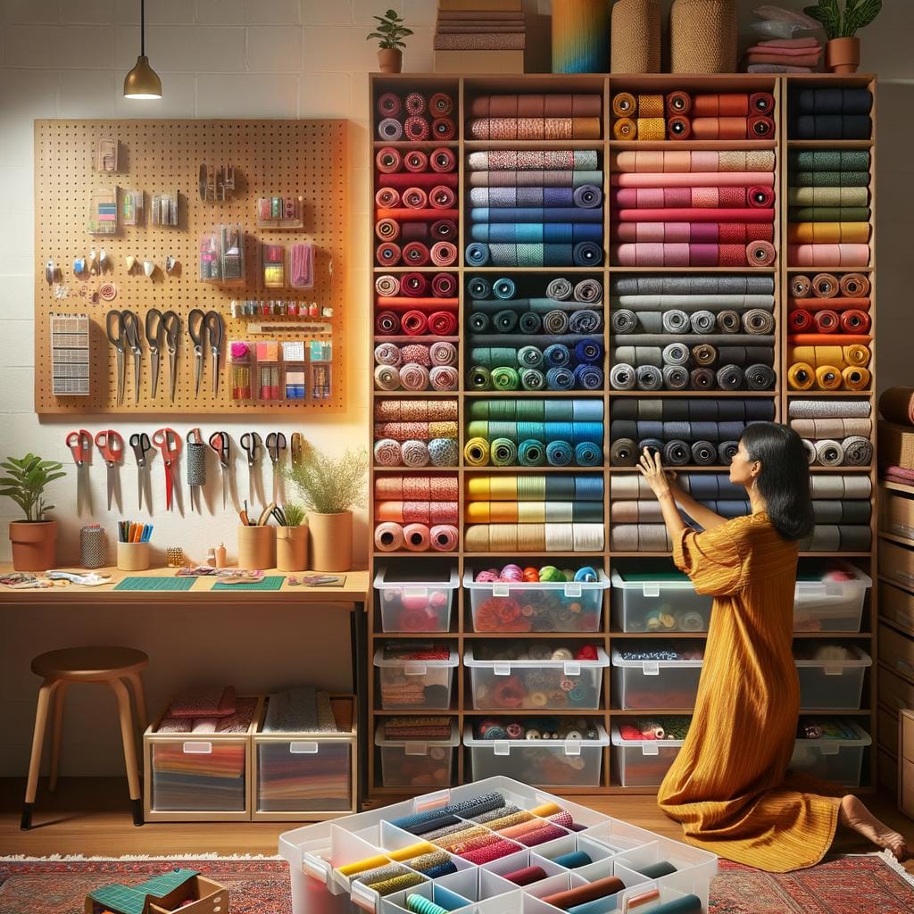 Fabric Storage Ideas 1 Creative ways to organize fabric storage ideas efficiently
