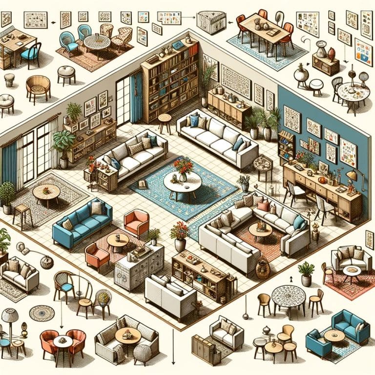 Furniture Arrangement Techniques 6 Optimize space with FURNITURE ARRANGEMENT TECHNIQUES for a functional and stylish home layout