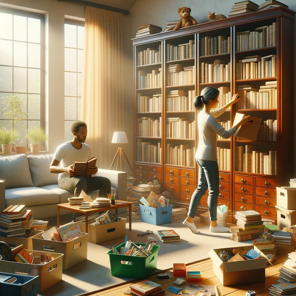 Living Room Decluttering Transform your living room with effective decluttering strategies to create a peaceful space