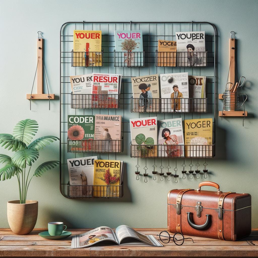 Discover creative ways to organize your magazines with these practical MAGAZINE ORGANIZER IDEAS