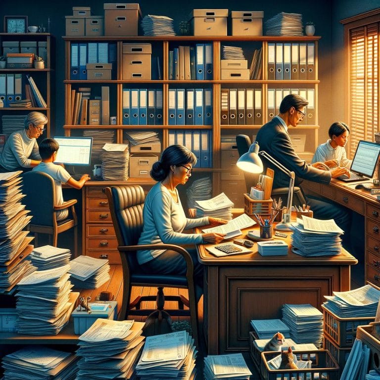 Managing Household Paperwork 13 Efficiently organize and store documents in a designated household paperwork management system