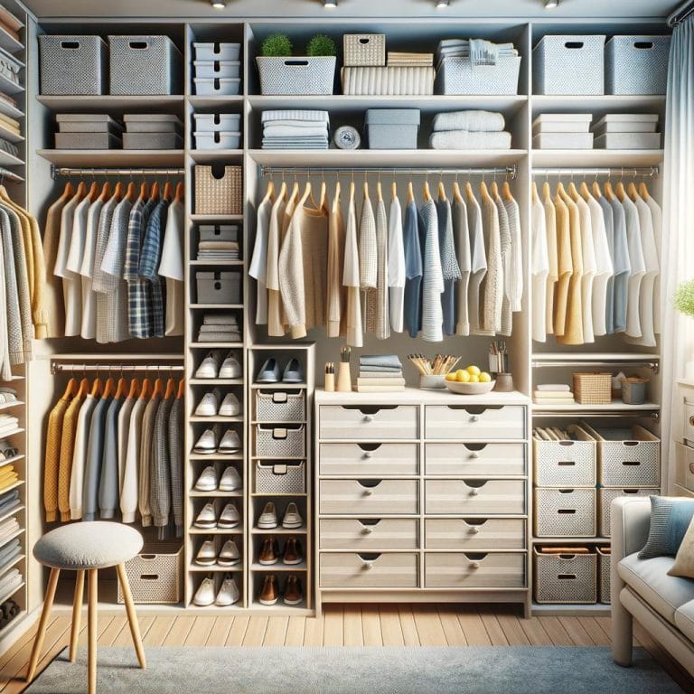 Maximizing Closet Space 7 Efficiently utilize shelves and organizers for maximizing closet space
