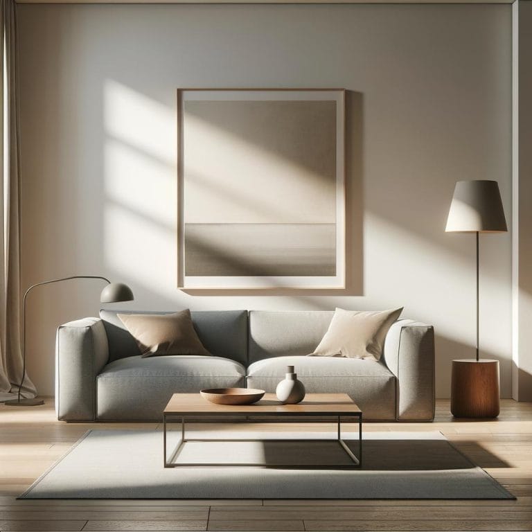 Minimizing Decorative Items 19 Minimalistic approach by minimizing decorative items for sleek, modern aesthetic