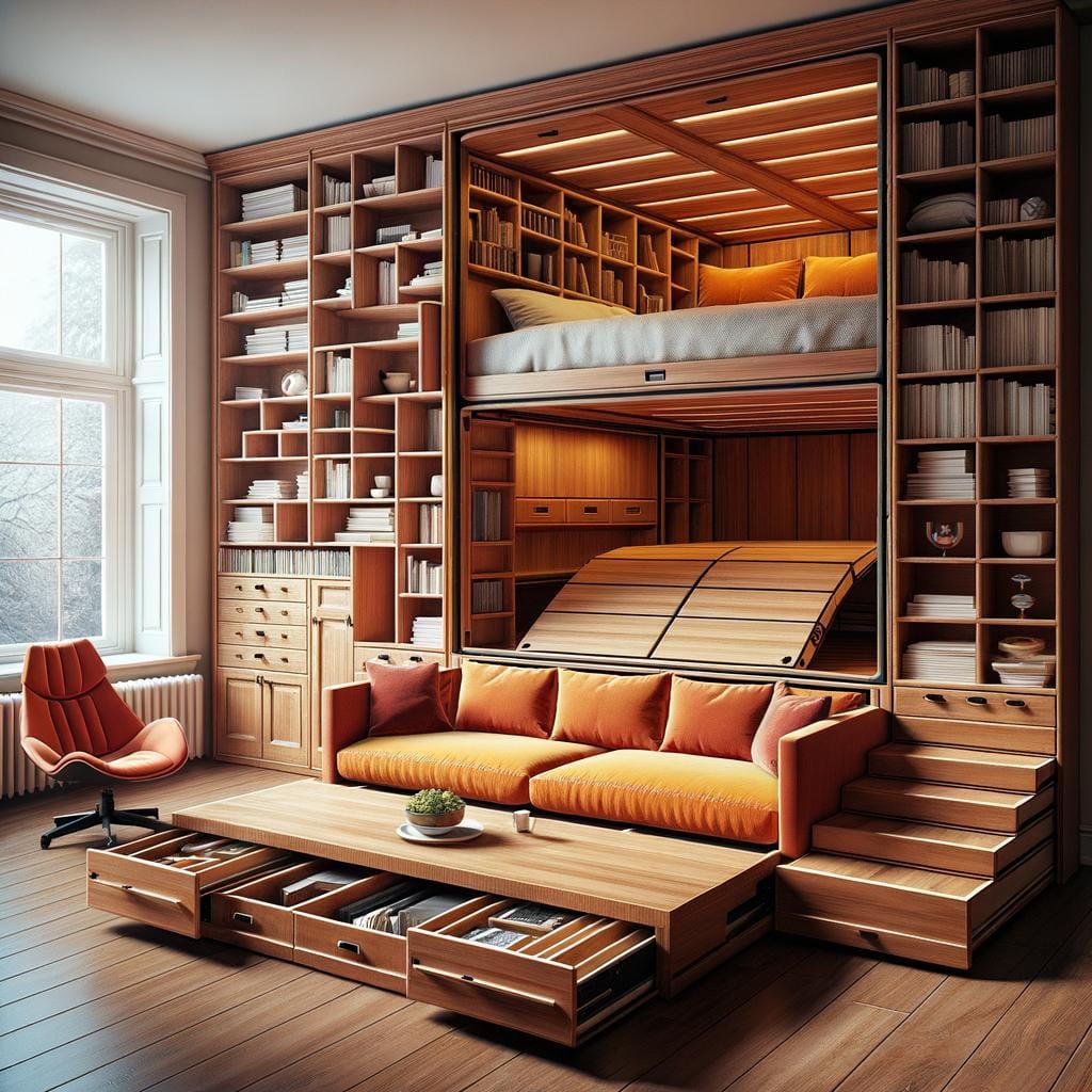 Optimizing Furniture for Storage 1 Maximizing space with efficient storage solutions in furniture