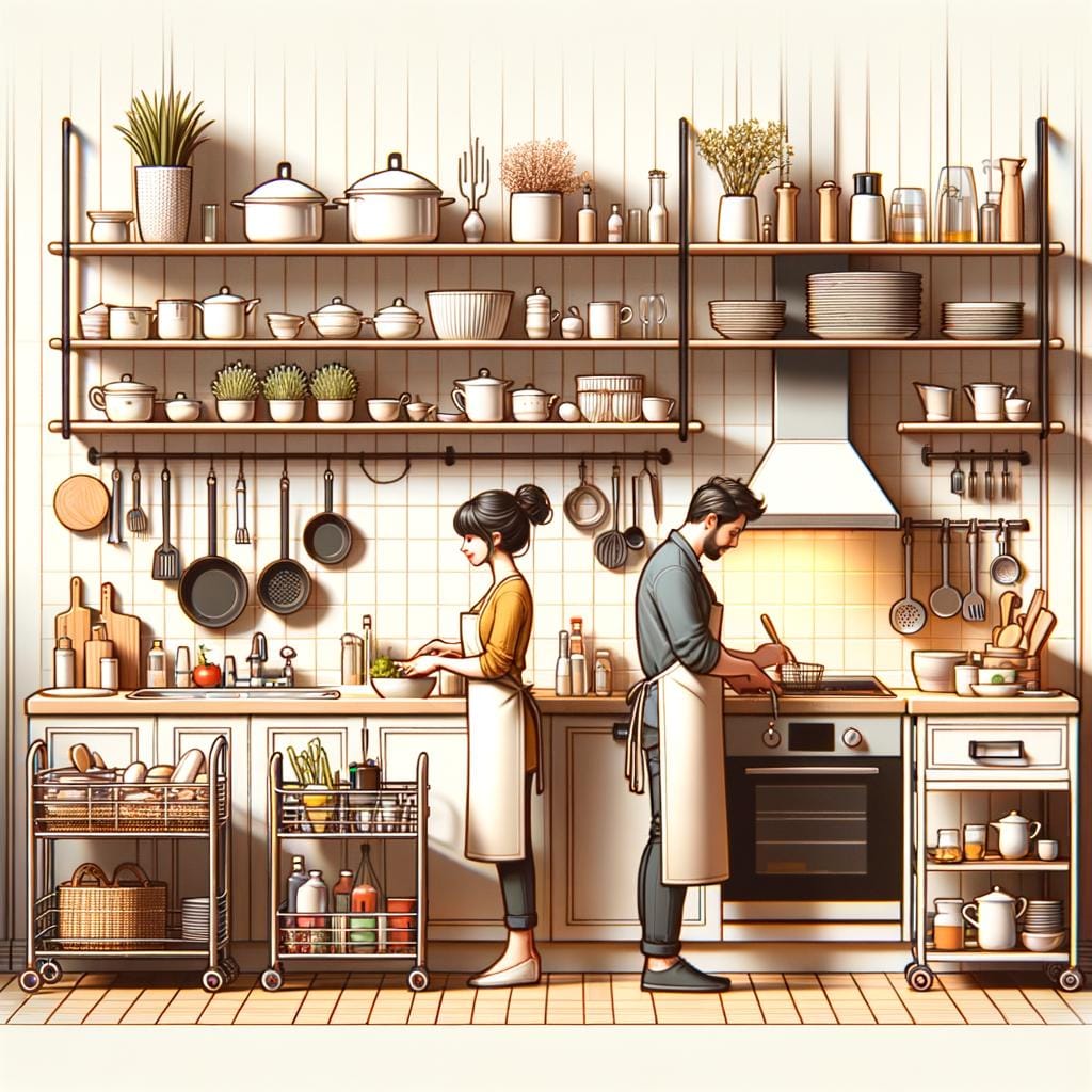 Organizing Small Kitchens Smart storage solutions for organizing small kitchens efficiently