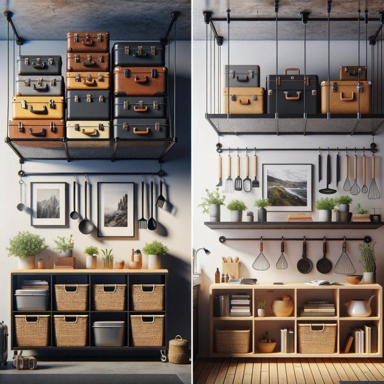 Overhead Storage Options 1 Explore versatile overhead storage options for maximizing space efficiency in your home