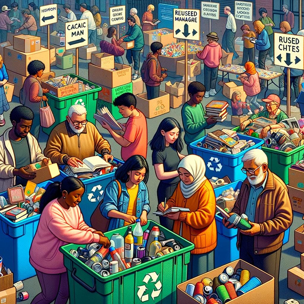 Recycling Unwanted Items 1 reduce waste, save the planet