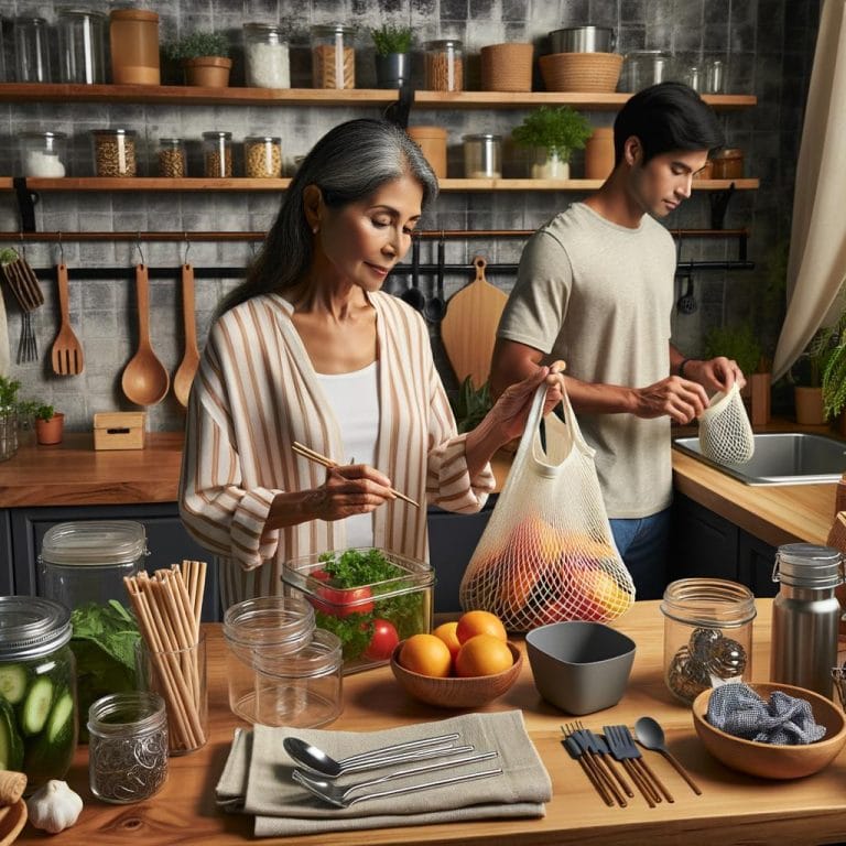 Reducing Plastic in Home Organization 1 Efficiently managing household items to minimize plastic usage in home organization