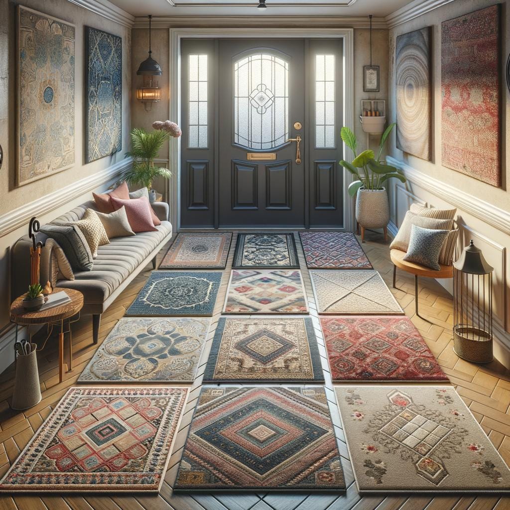 Rug Choices for Entryways Welcome guests with durable and chic mats for your foyer