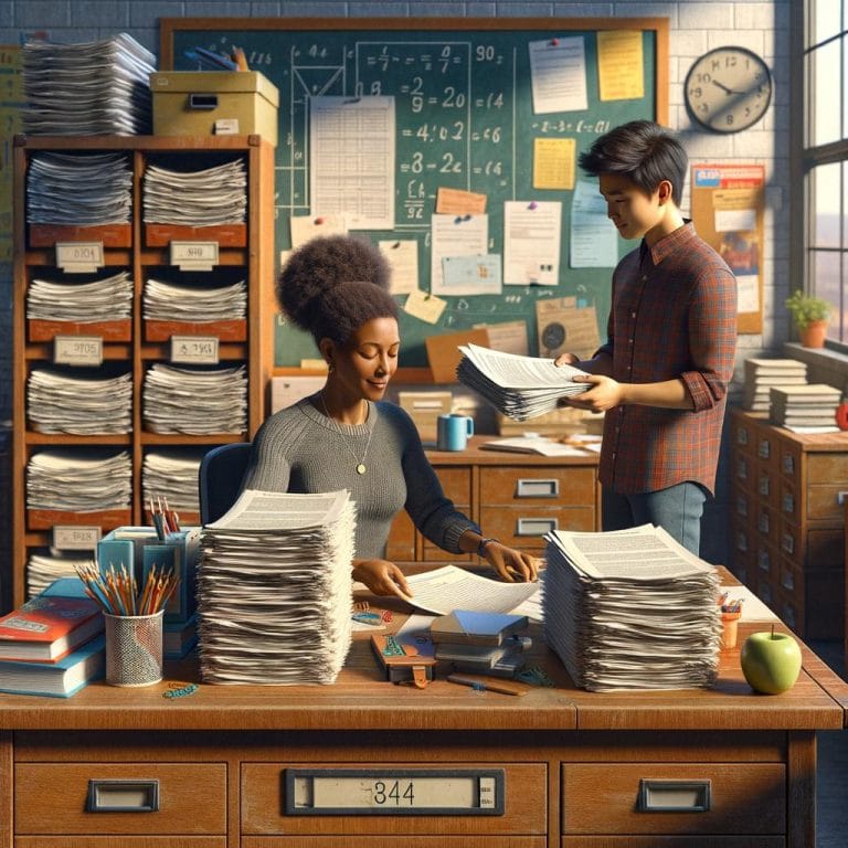 School Paper Management 3 Efficient school paper organization system for easy management and retrieval