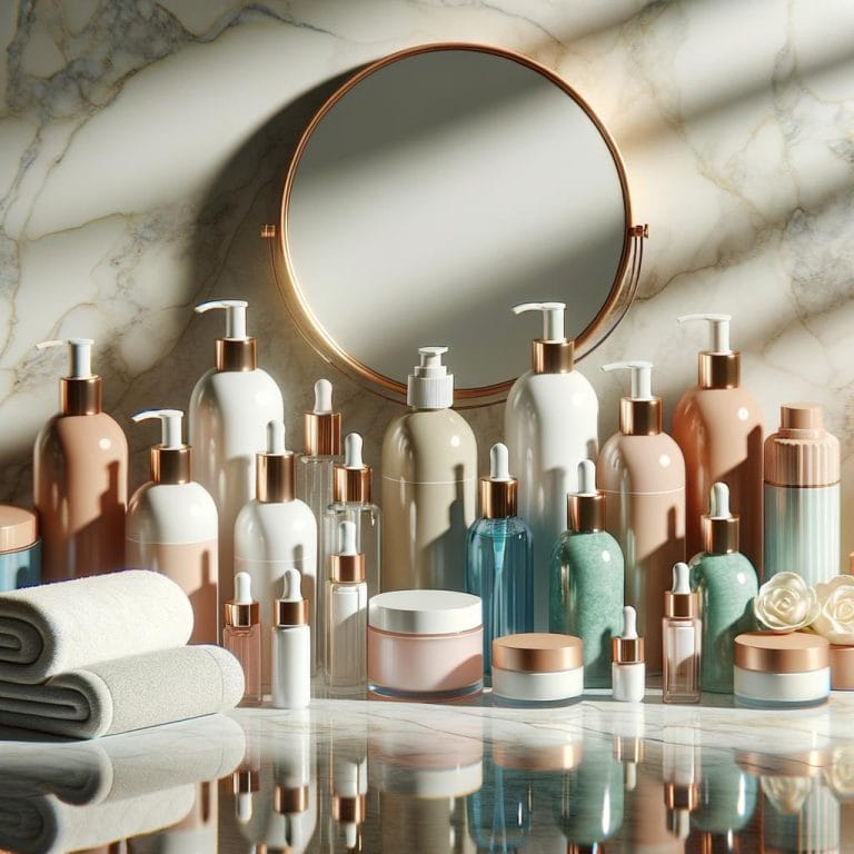 Skincare Product Organization 9 Efficient Skincare Product Organization with labeled shelves and bins for easy access