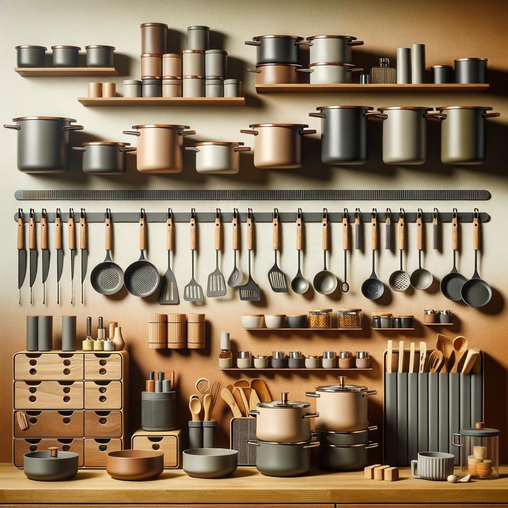 Space-Efficient Kitchenware Compact & versatile kitchen tools for maximizing small spaces - SPACE-EFFICIENT KITCHENWARE