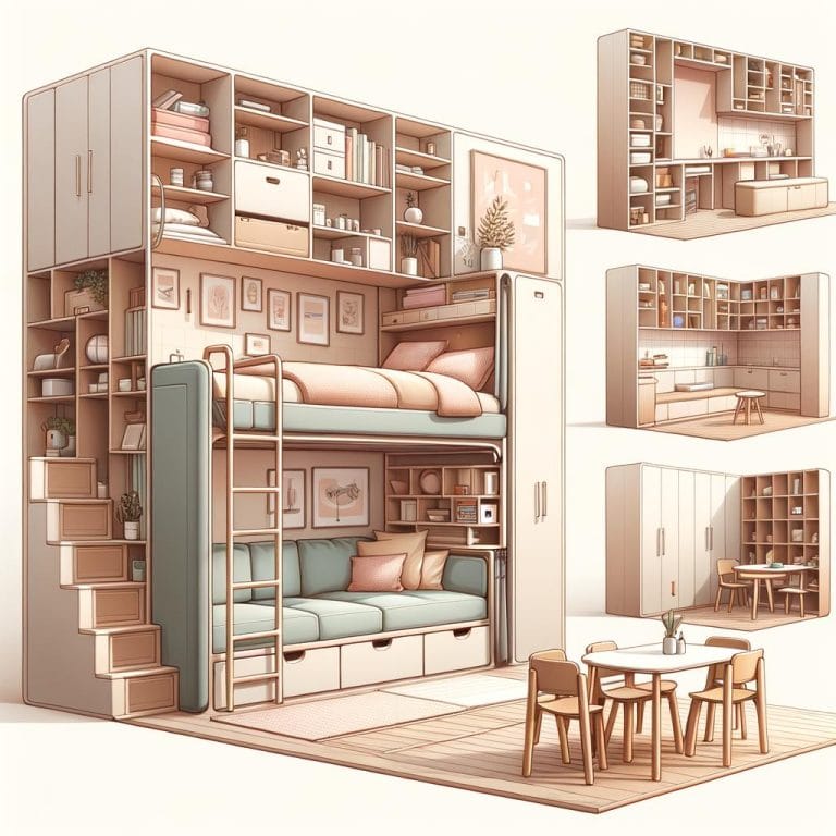 Space-Saving Furniture Choices 5 SPACE-SAVING FURNITURE CHOICES.