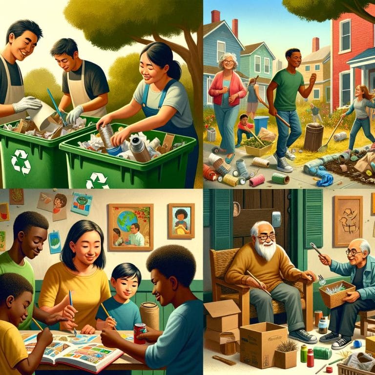 Promote sustainability by supporting local recycling efforts in your community. #SupportingLocalRecyclingEfforts