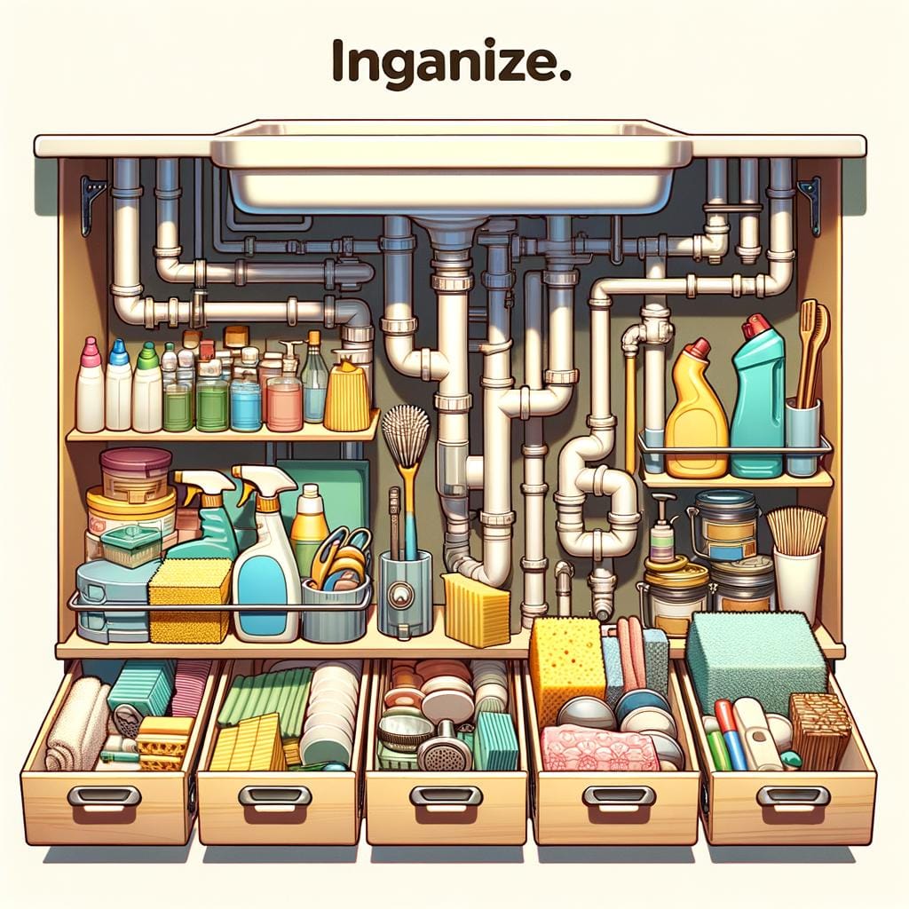 Under-Sink Storage 1 the perfect solution for organizing bathroom or kitchen essentials