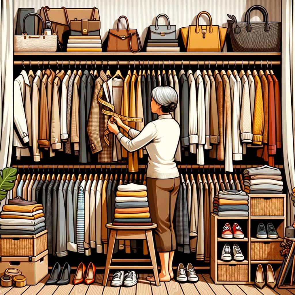 Efficient Closet Organization with shelves, bins, and hangers for optimal space utilization