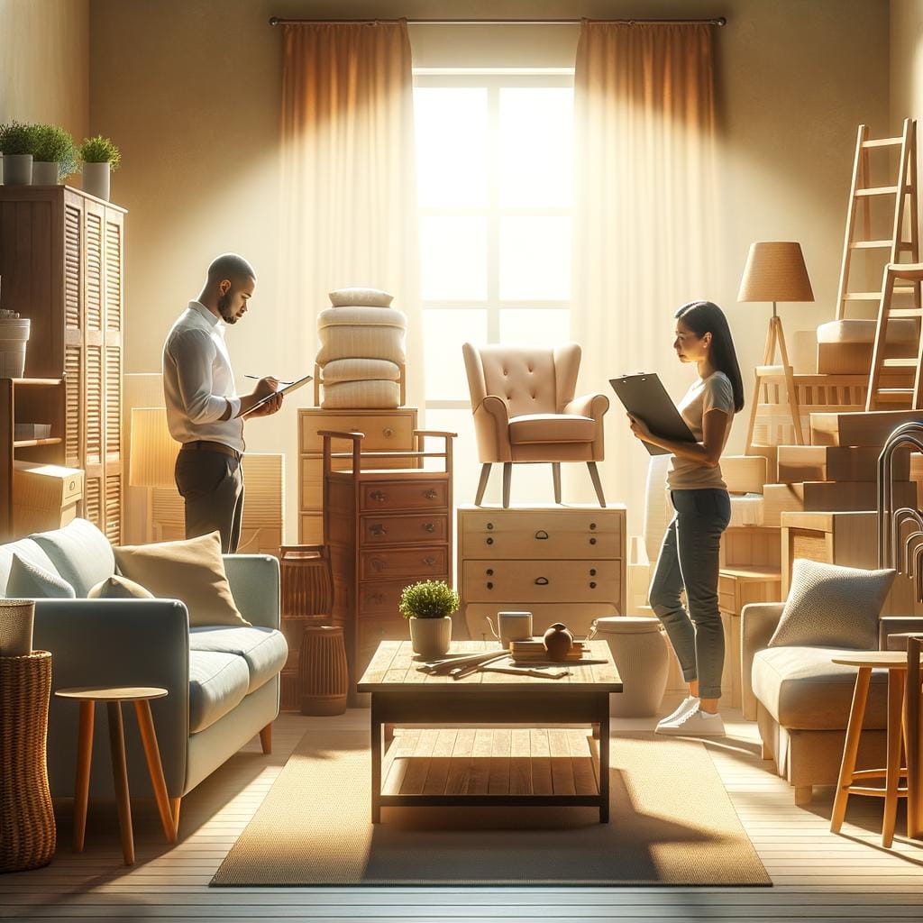 Efficient furniture decluttering and downsizing tips for creating a spacious home environment