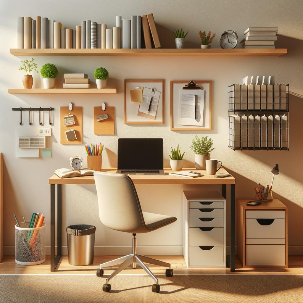Efficient Home Office Organization ideas for a clutter-free workspace