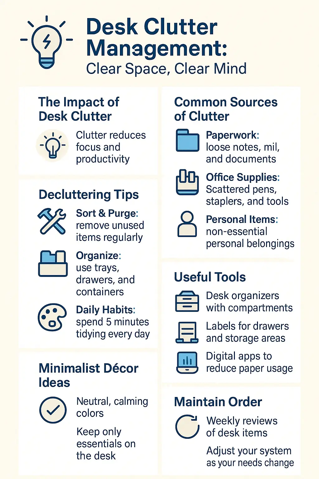 Desk Clutter Management 